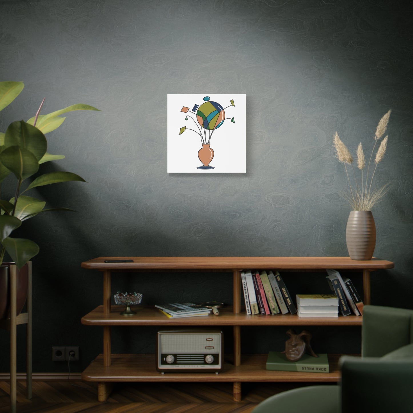 Fragmented Growth - Matte Canvas Digital Print