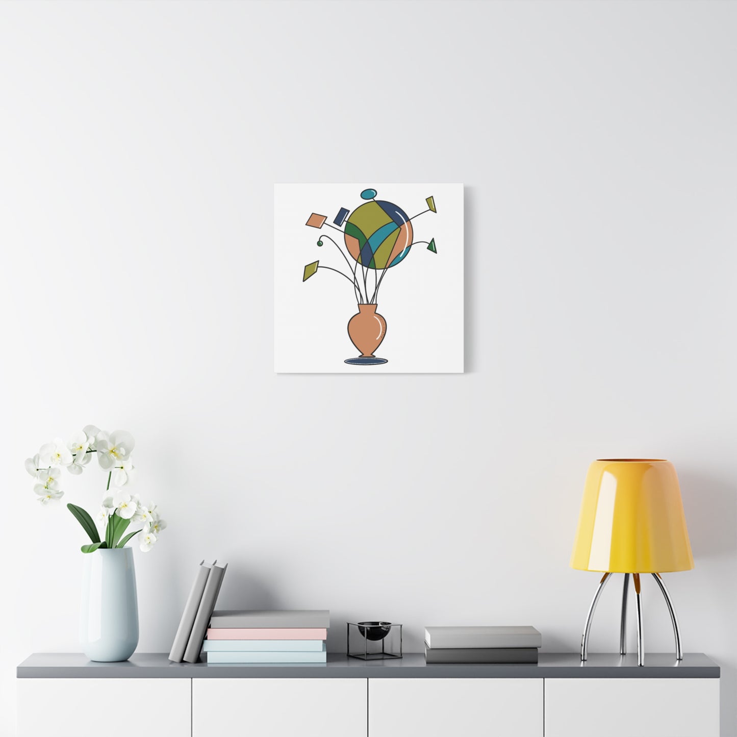 Fragmented Growth - Matte Canvas Digital Print