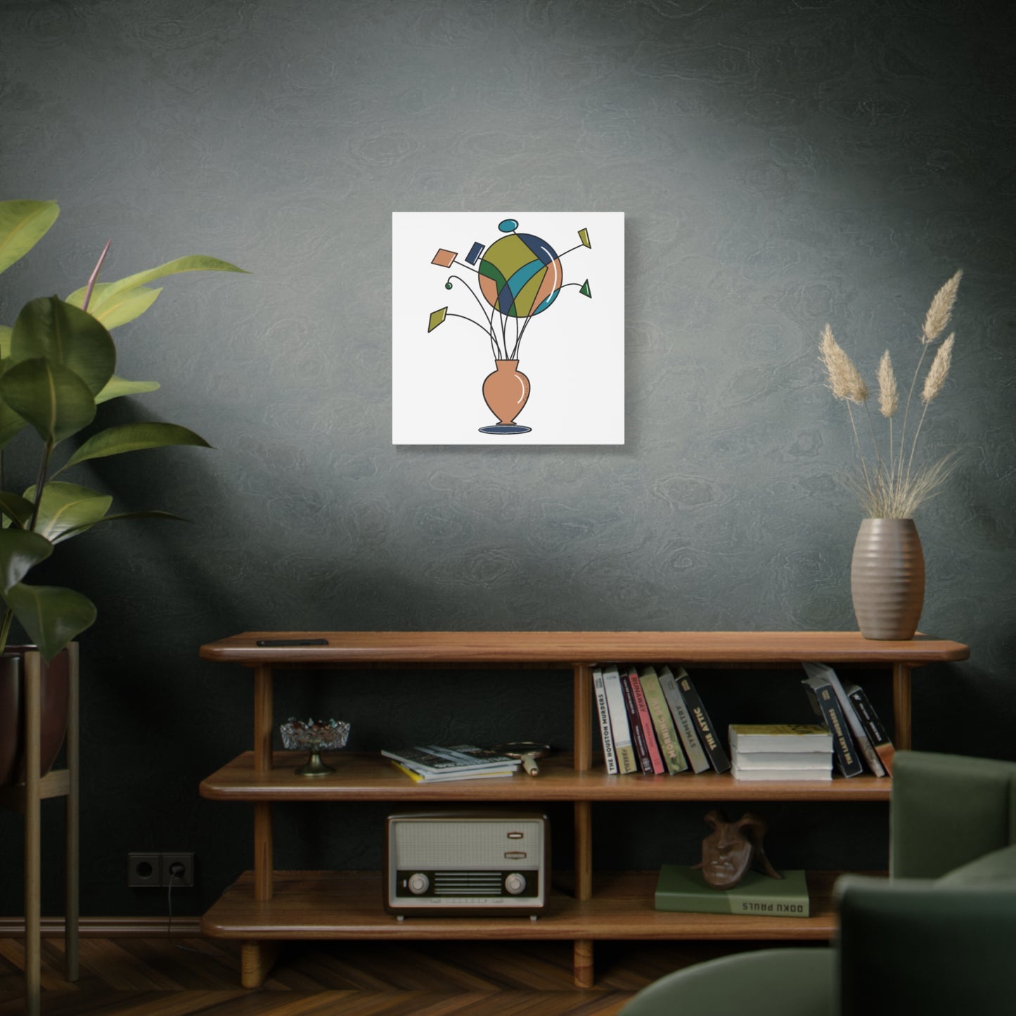 Fragmented Growth - Matte Canvas Digital Print