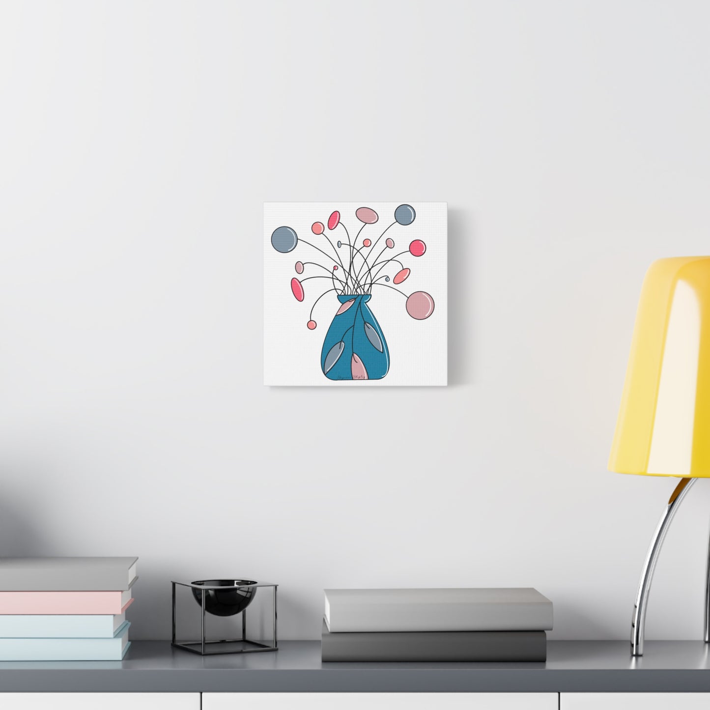 Floating Flora - Matte Canvas Digital Print