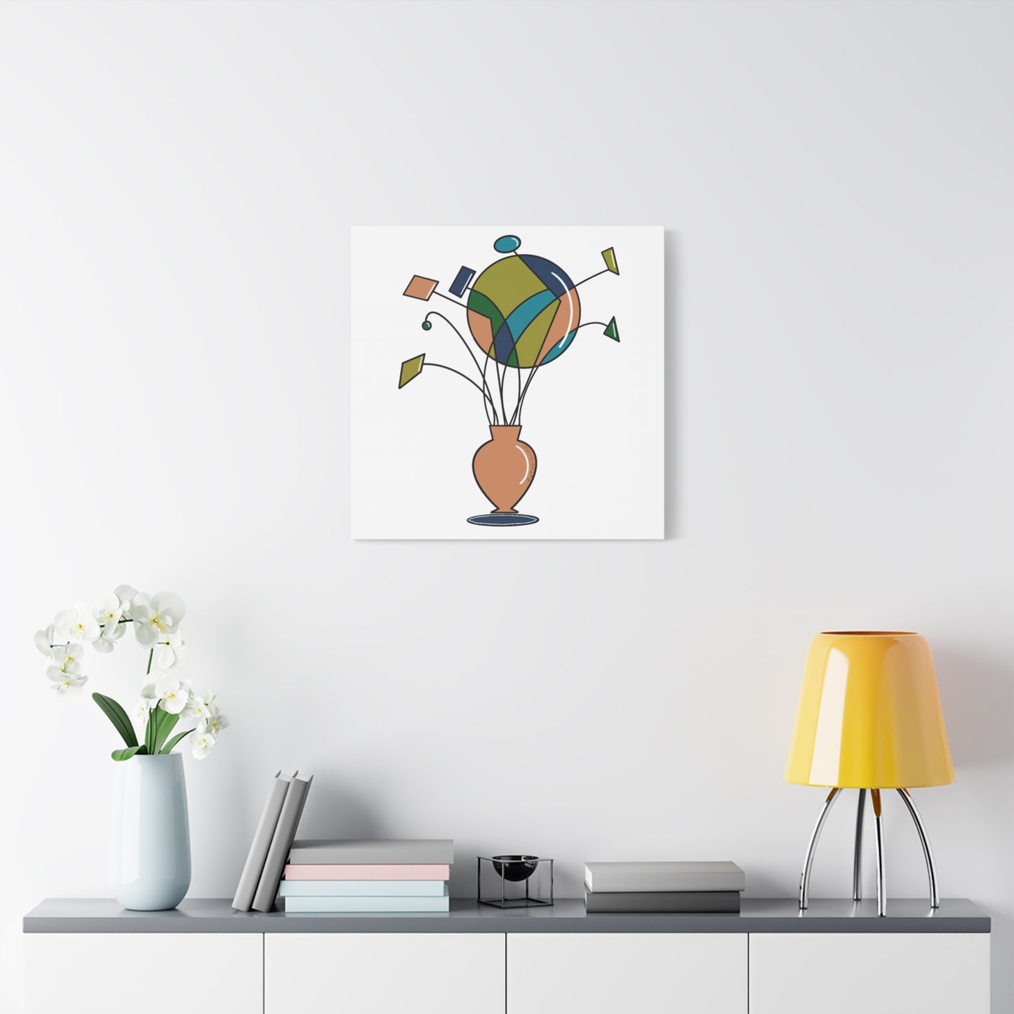 Fragmented Growth - Matte Canvas Digital Print