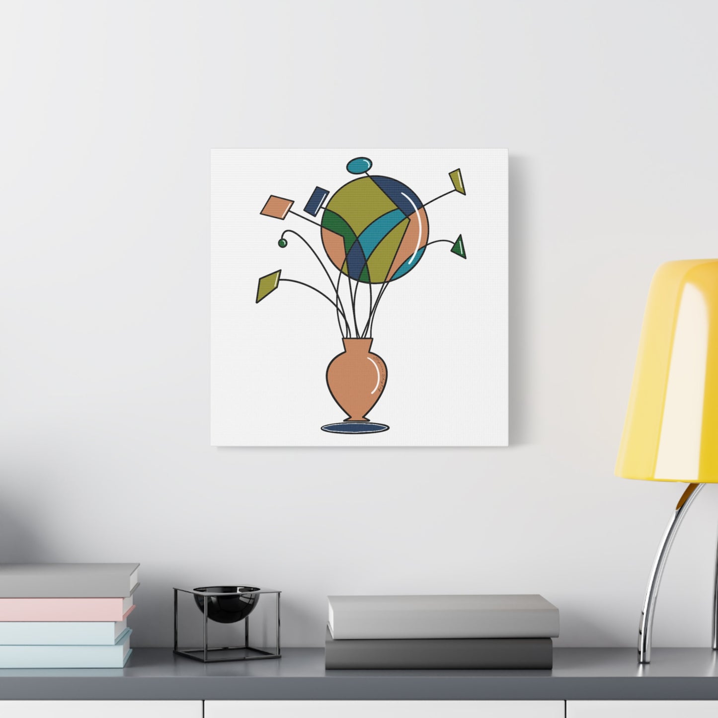 Fragmented Growth - Matte Canvas Digital Print
