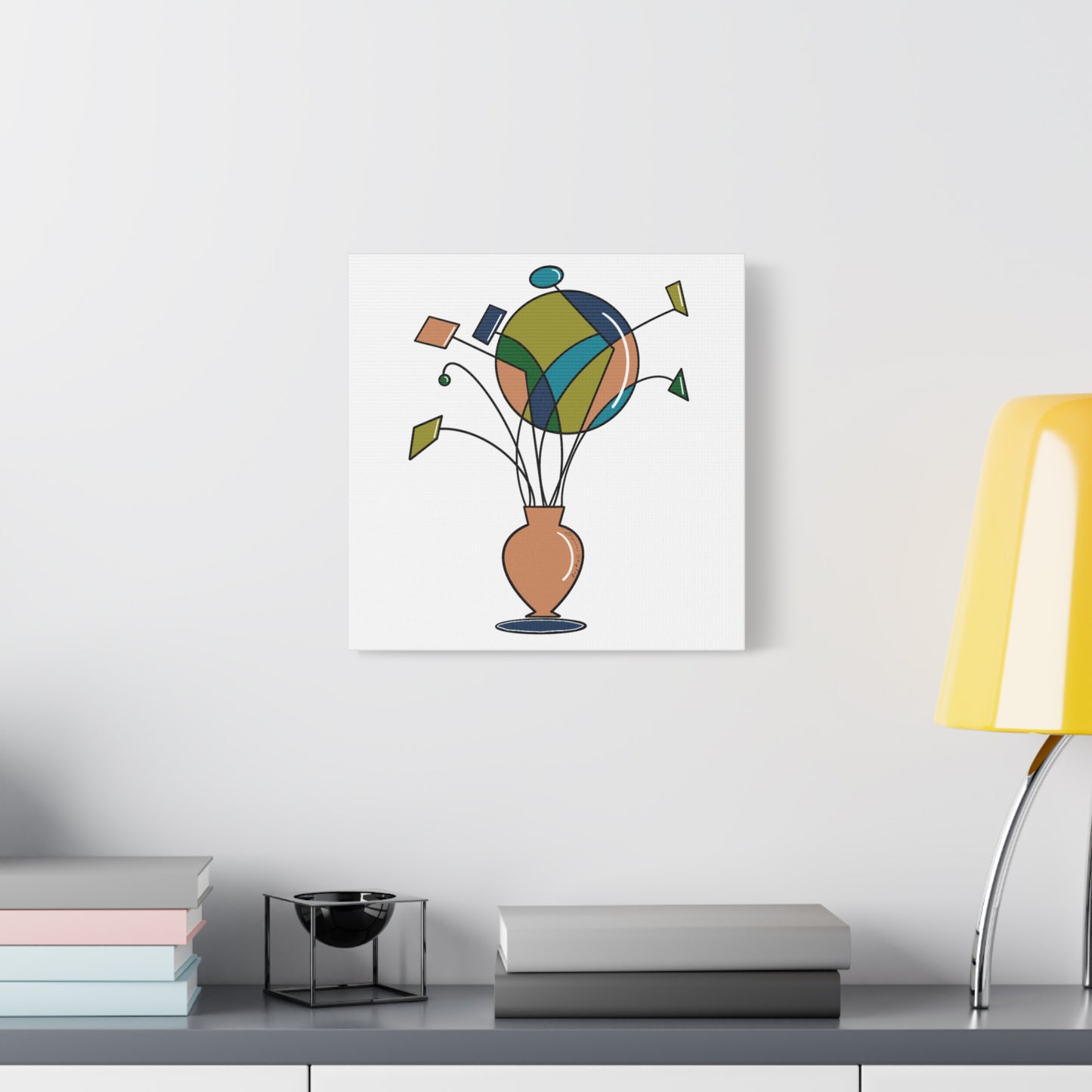 Fragmented Growth - Matte Canvas Digital Print