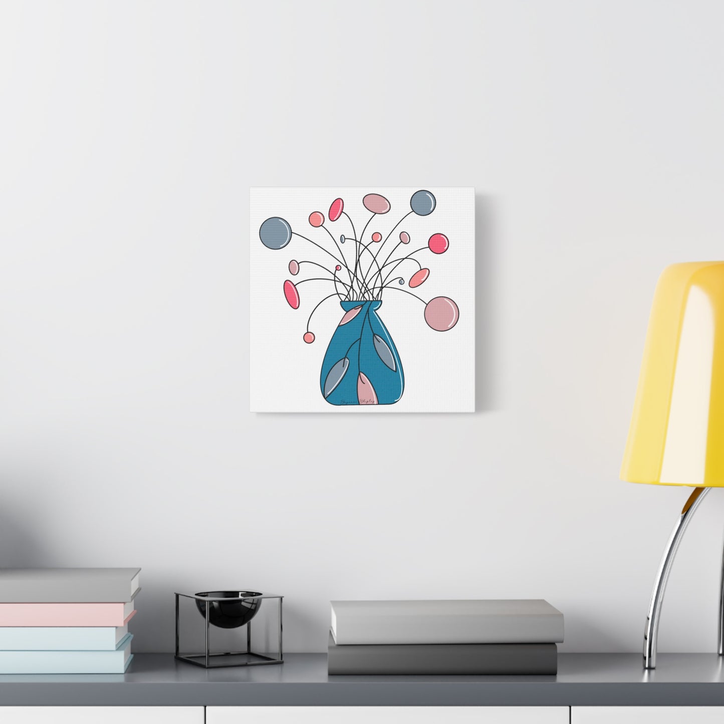 Floating Flora - Matte Canvas Digital Print