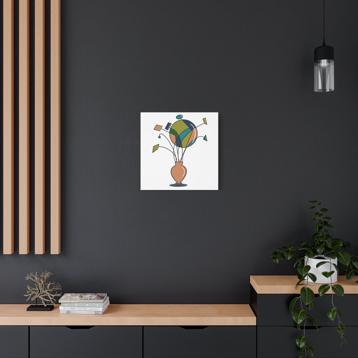 Fragmented Growth - Matte Canvas Digital Print