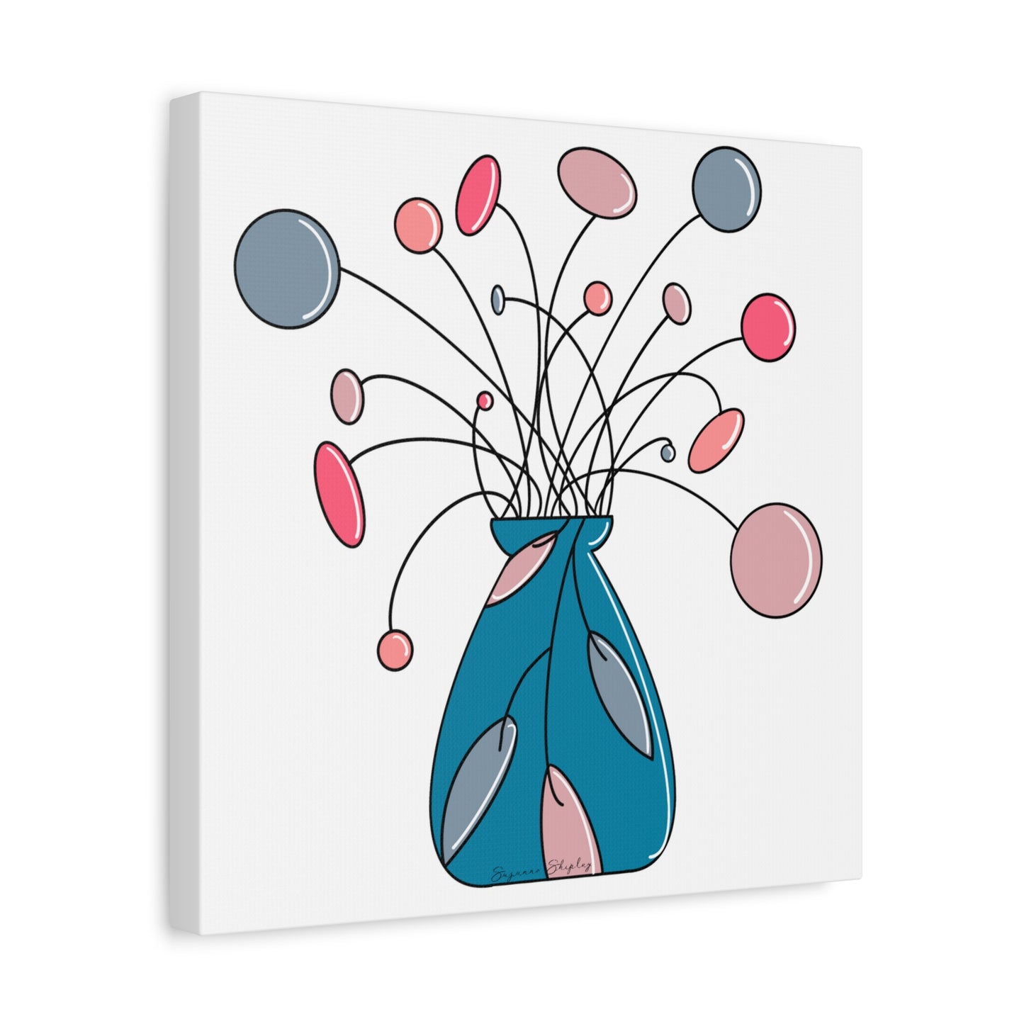 Floating Flora - Matte Canvas Digital Print