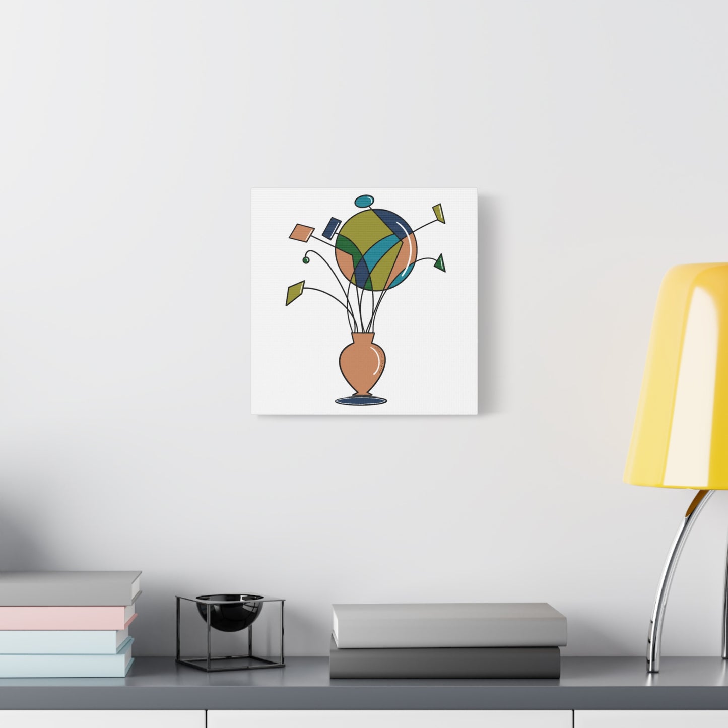 Fragmented Growth - Matte Canvas Digital Print