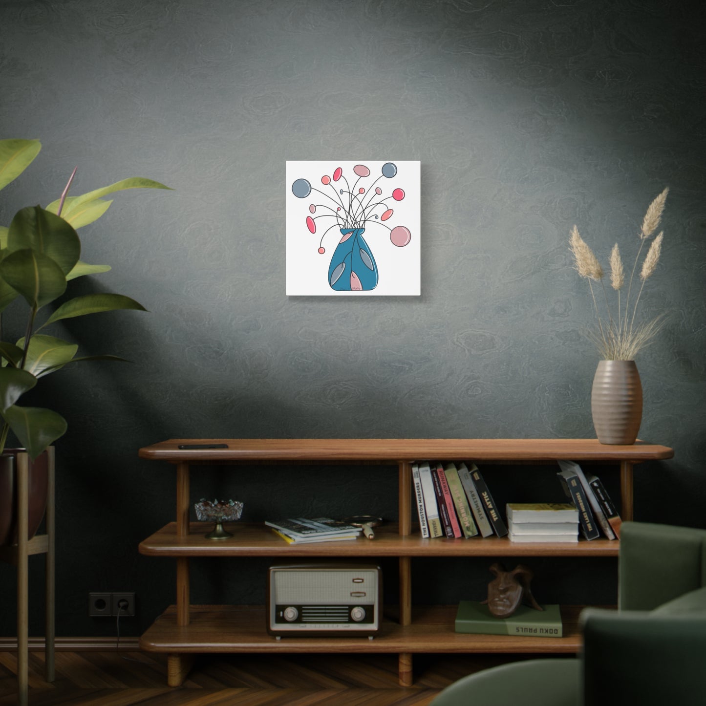 Floating Flora - Matte Canvas Digital Print
